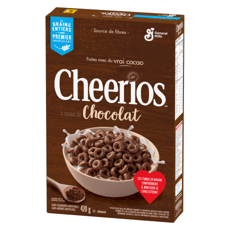 Cheerios CA, Chocolat front of pack, 420g