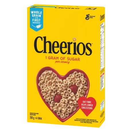 Cheerios CA, Original, front of pack, 430g