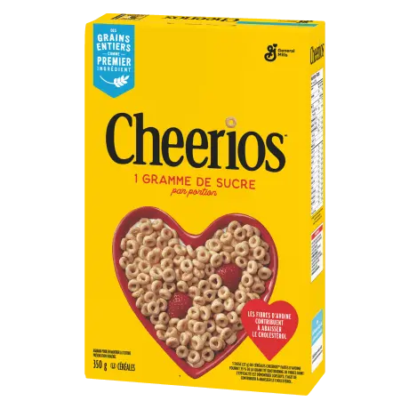Cheerios Original, front of pack, 430g